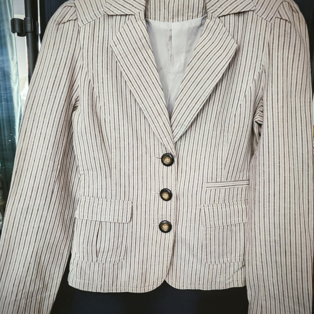 Striped Women's Blazer
